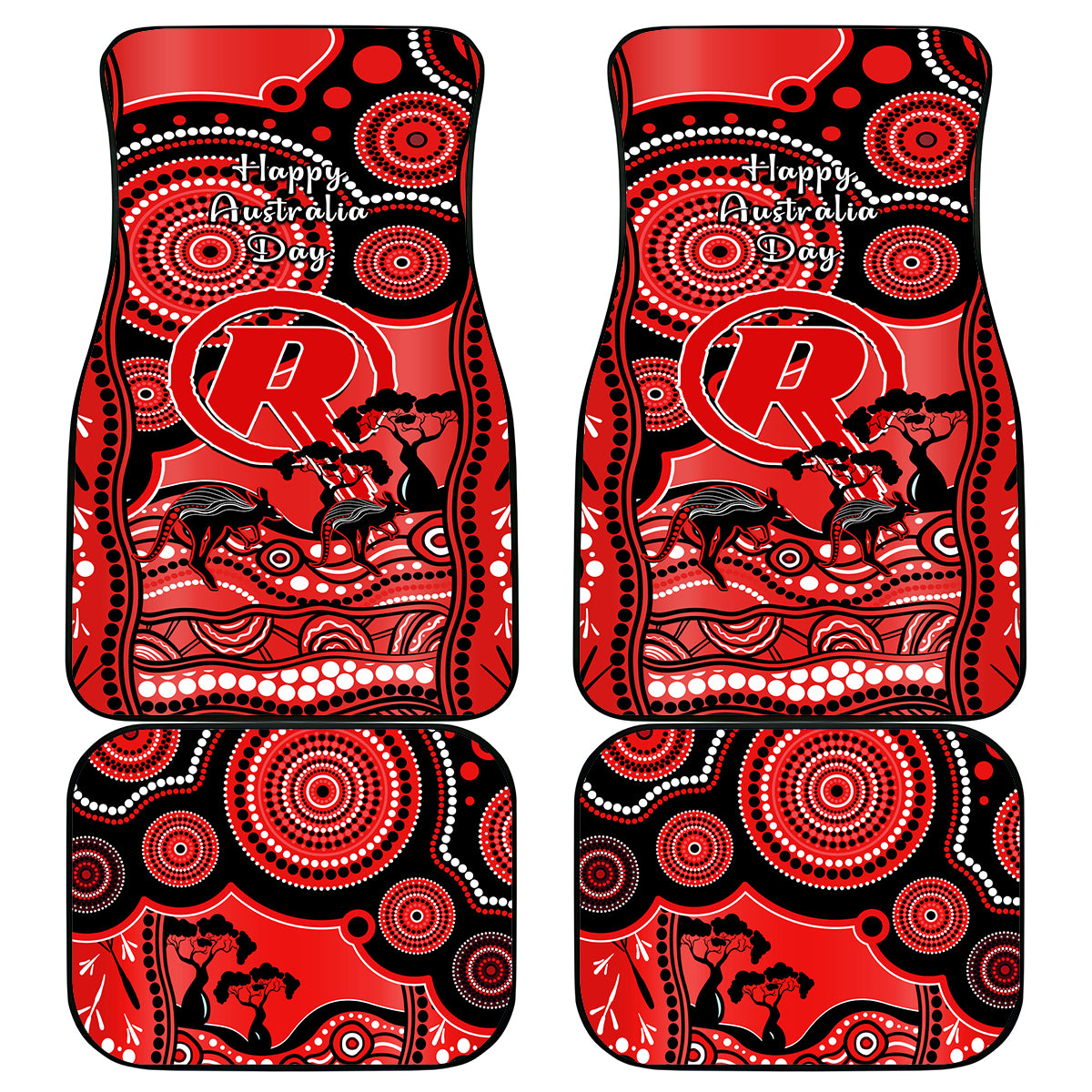 melbourne-renegades-cricket-car-mats-happy-australia-day-aboriginal-art