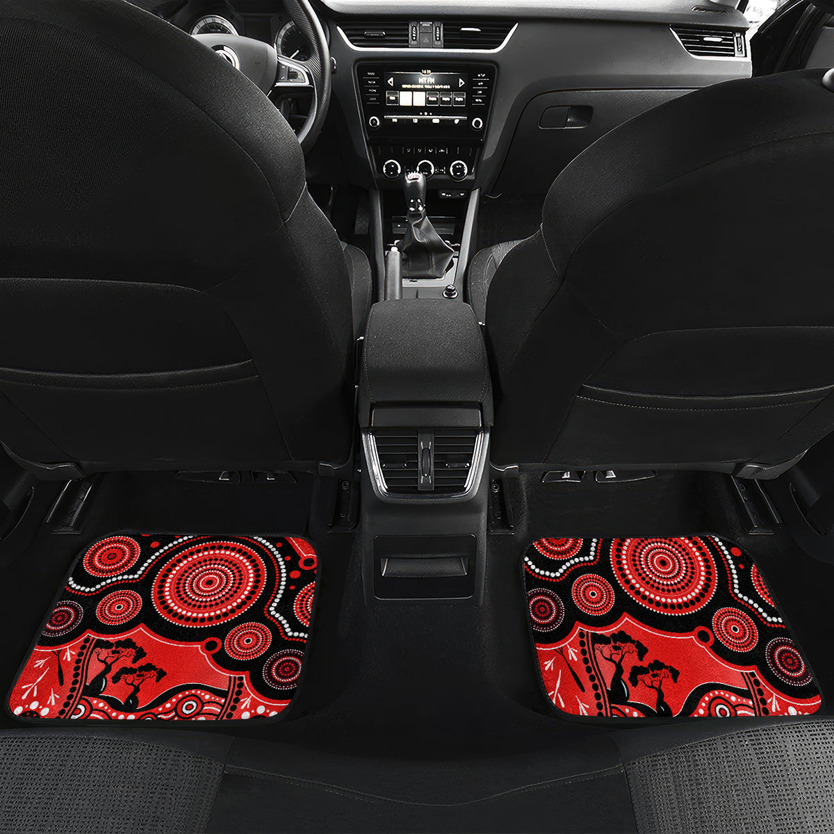 melbourne-renegades-cricket-car-mats-happy-australia-day-aboriginal-art