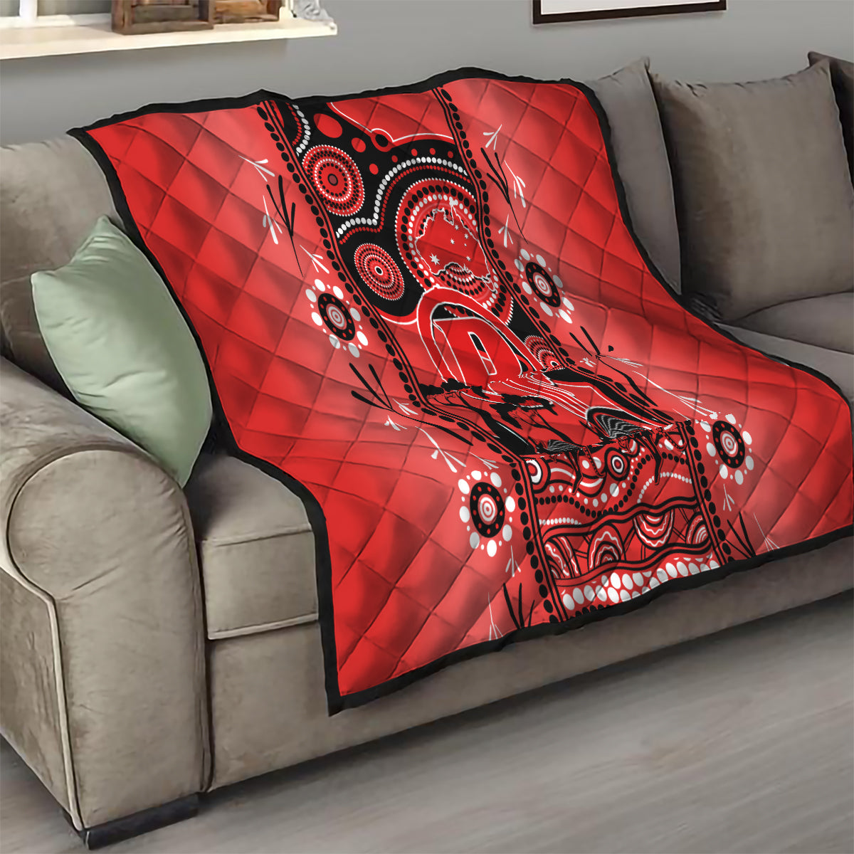 Melbourne Renegades Cricket Quilt Happy Australia Day Aboriginal Art - Vibe Hoodie Shop