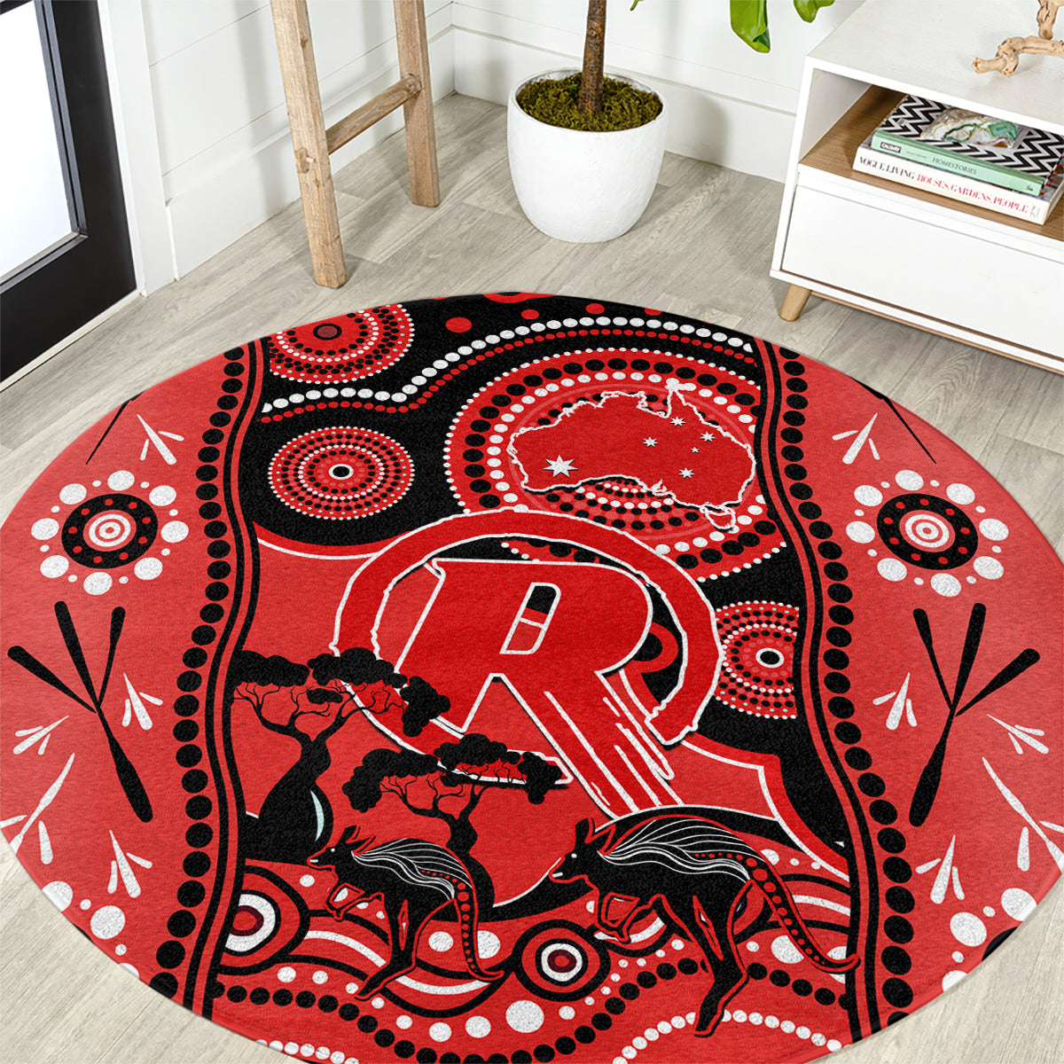 melbourne-renegades-cricket-round-carpet-happy-australia-day-aboriginal-art