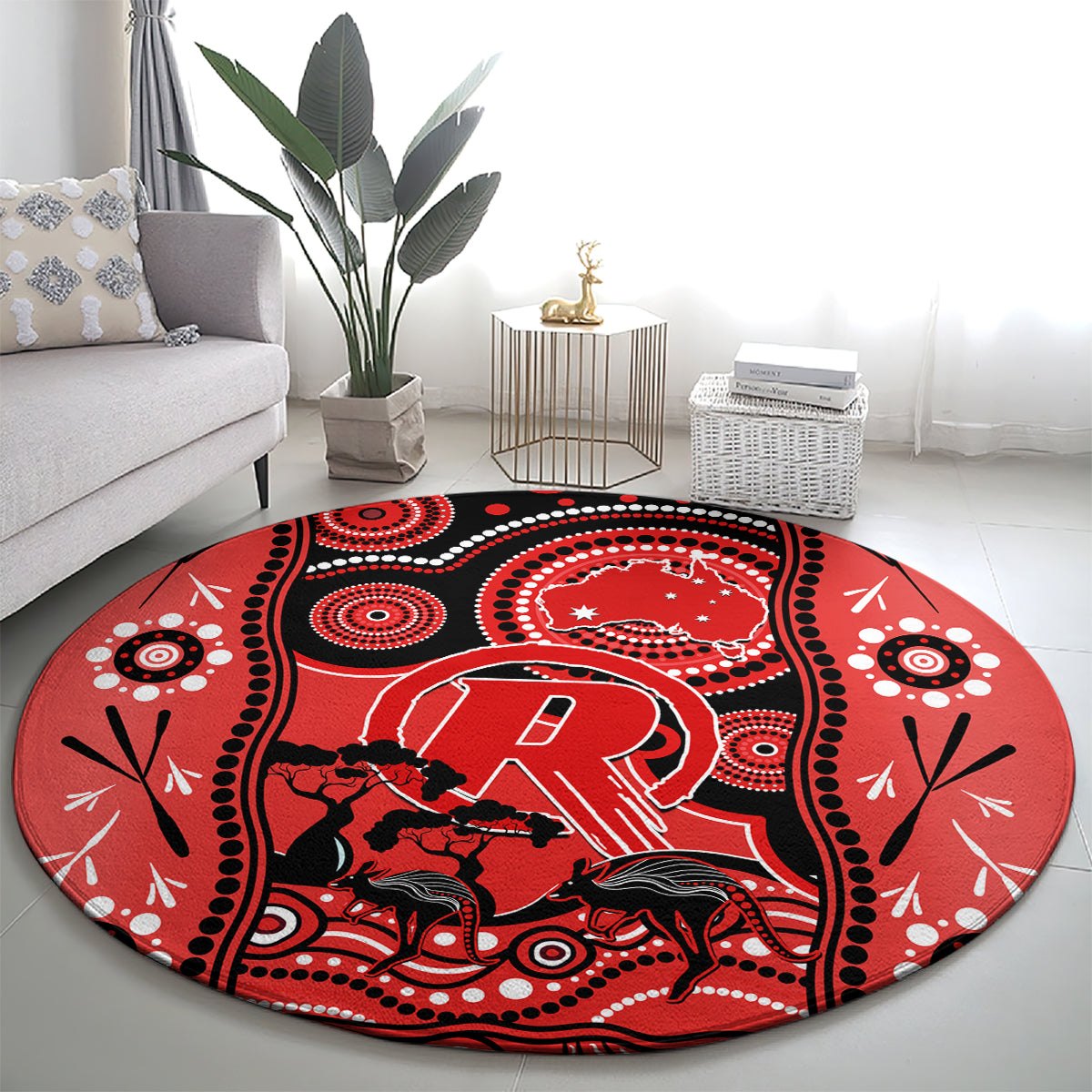 melbourne-renegades-cricket-round-carpet-happy-australia-day-aboriginal-art