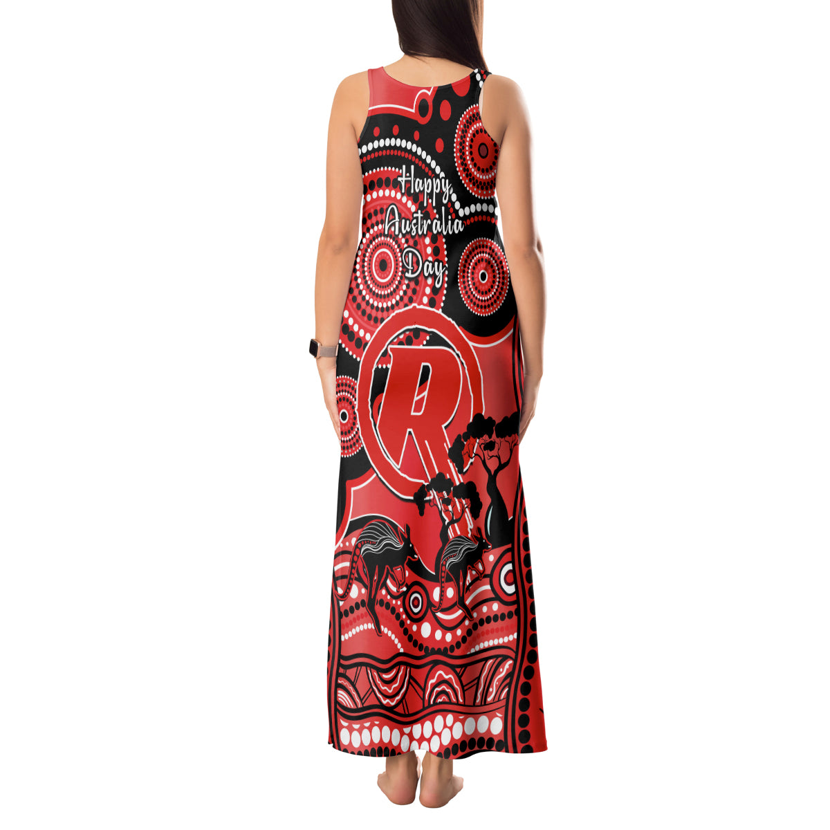 melbourne-renegades-cricket-tank-maxi-dress-happy-australia-day-aboriginal-art