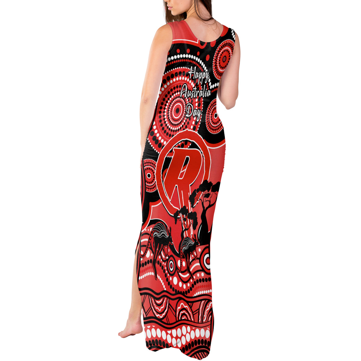 melbourne-renegades-cricket-tank-maxi-dress-happy-australia-day-aboriginal-art