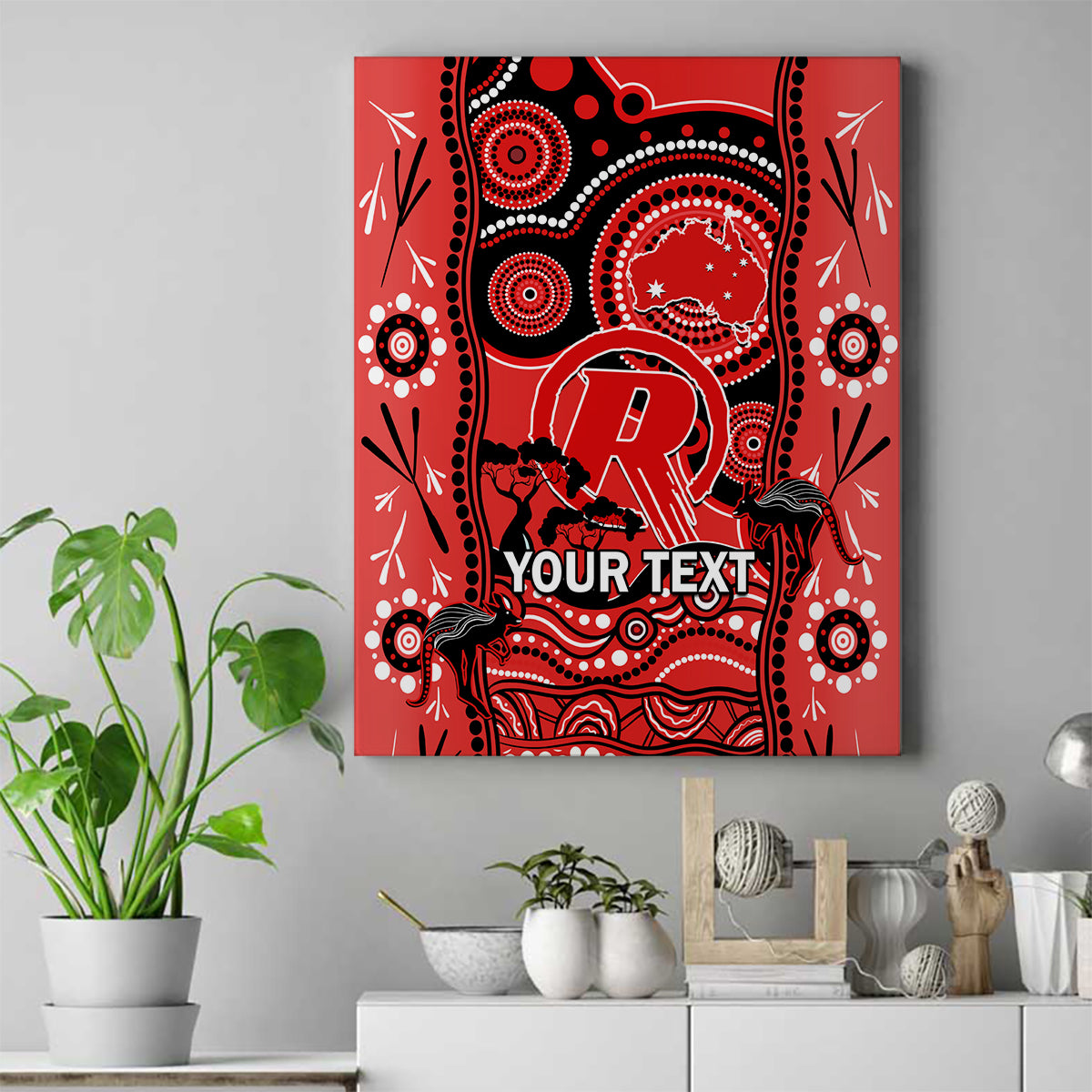 custom-melbourne-renegades-cricket-canvas-wall-art-happy-australia-day-aboriginal-art