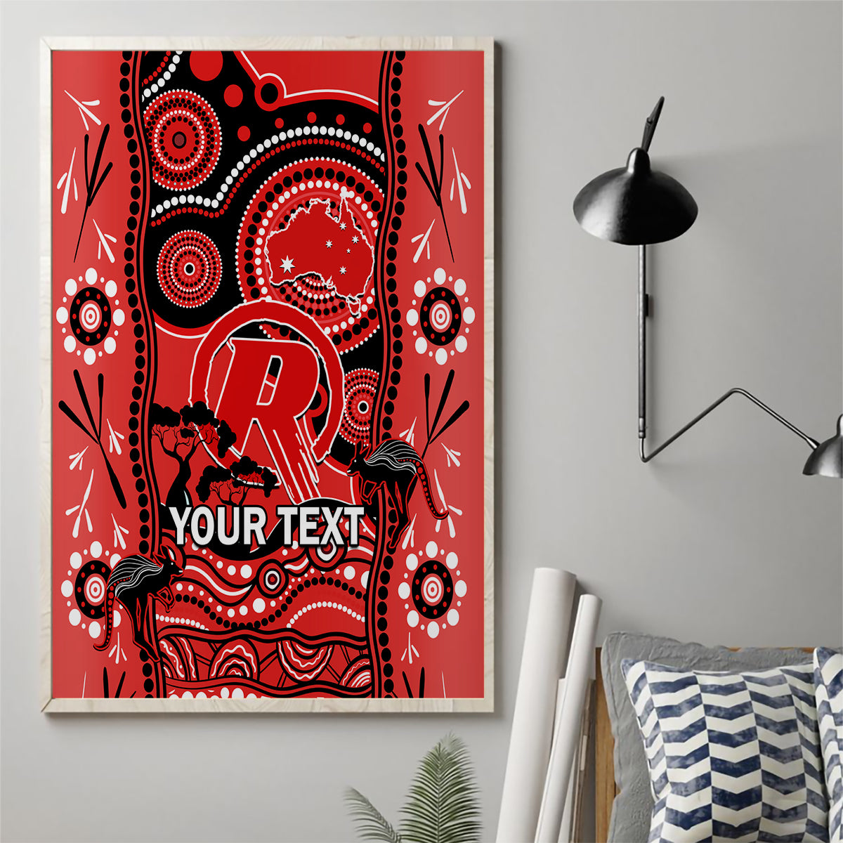 custom-melbourne-renegades-cricket-canvas-wall-art-happy-australia-day-aboriginal-art