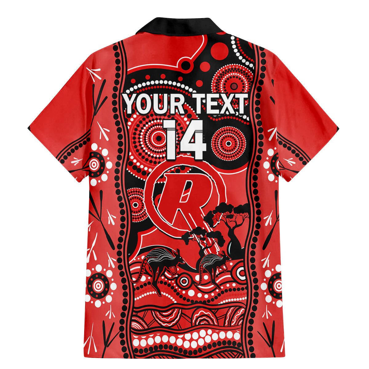 custom-melbourne-renegades-cricket-family-matching-mermaid-dress-and-hawaiian-shirt-happy-australia-day-aboriginal-art