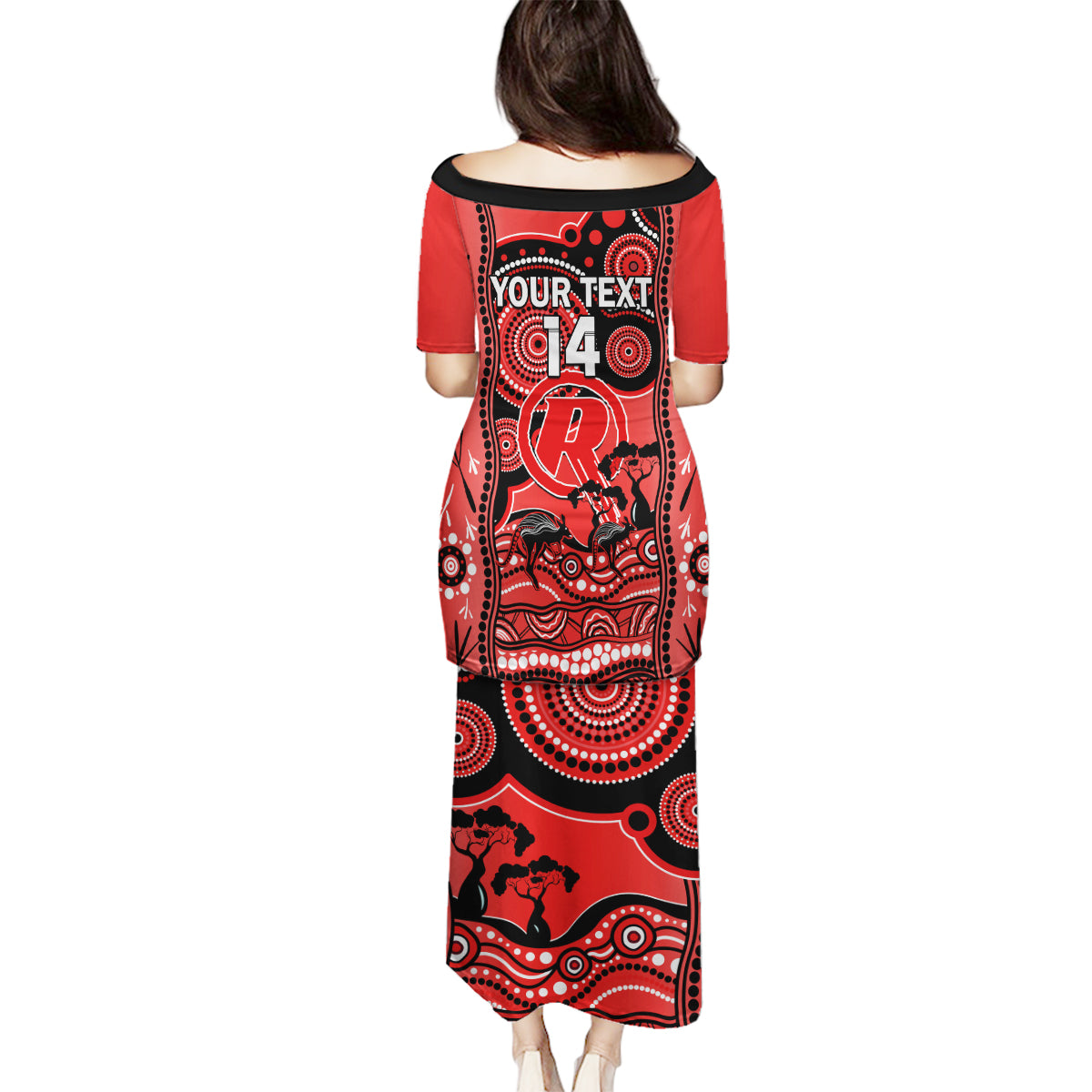 custom-melbourne-renegades-cricket-family-matching-puletasi-dress-and-hawaiian-shirt-happy-australia-day-aboriginal-art