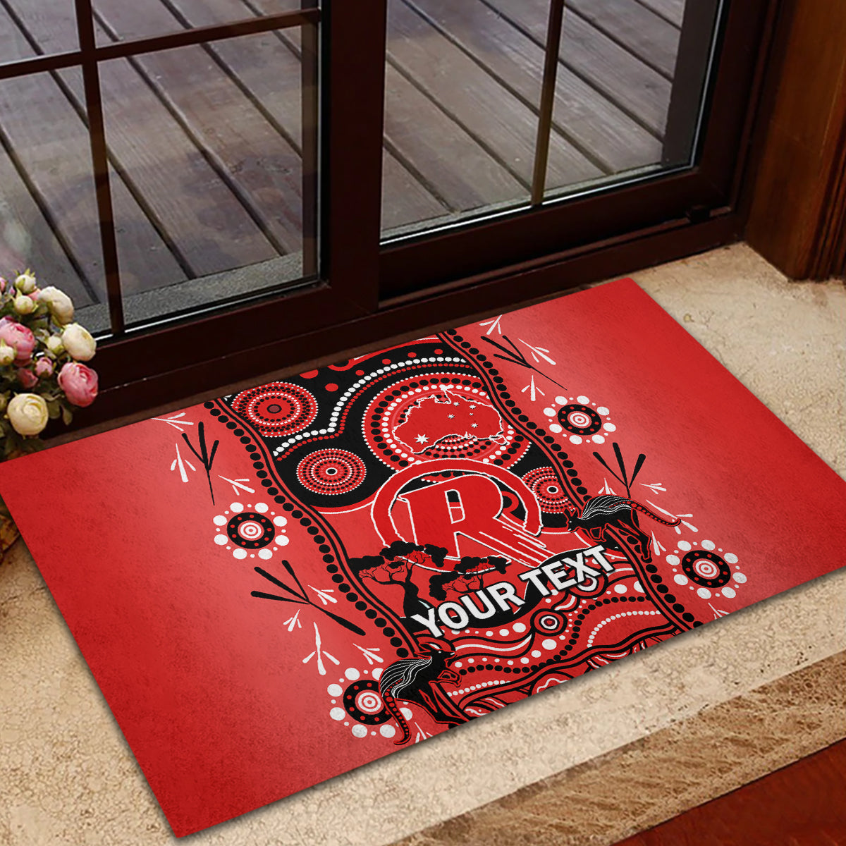 custom-melbourne-renegades-cricket-rubber-doormat-happy-australia-day-aboriginal-art