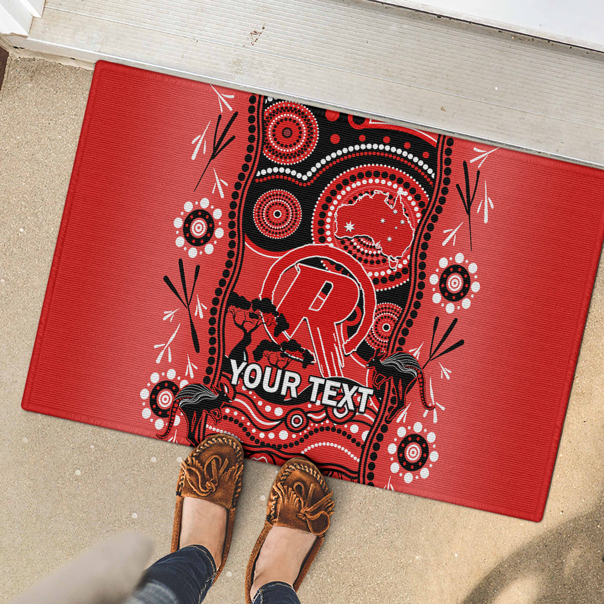 custom-melbourne-renegades-cricket-rubber-doormat-happy-australia-day-aboriginal-art