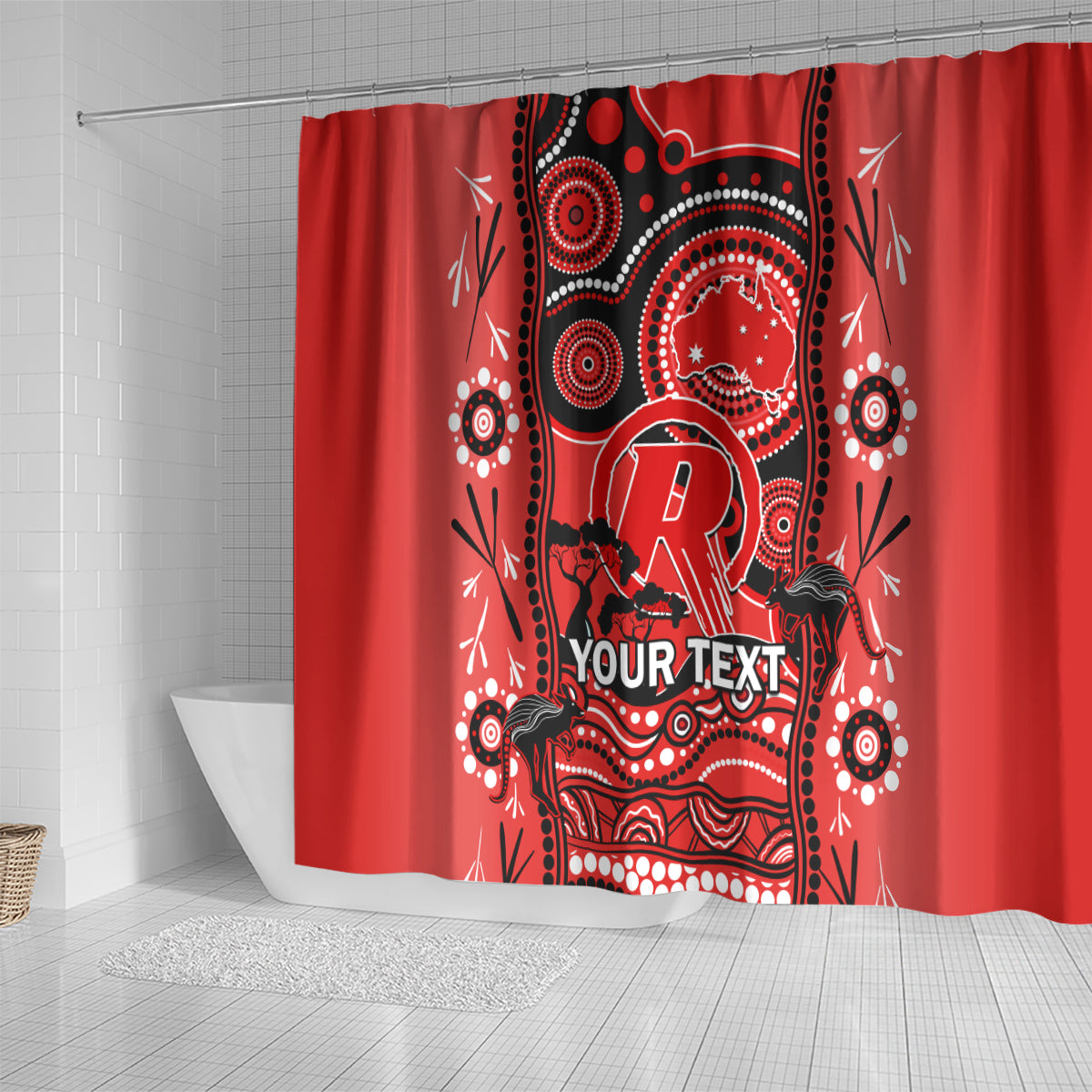 custom-melbourne-renegades-cricket-shower-curtain-happy-australia-day-aboriginal-art