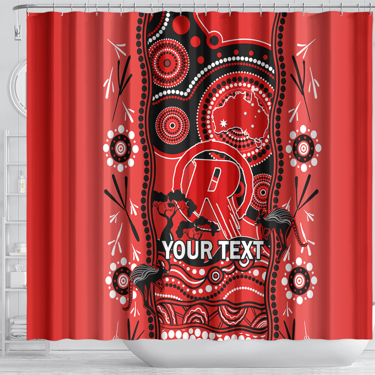 custom-melbourne-renegades-cricket-shower-curtain-happy-australia-day-aboriginal-art