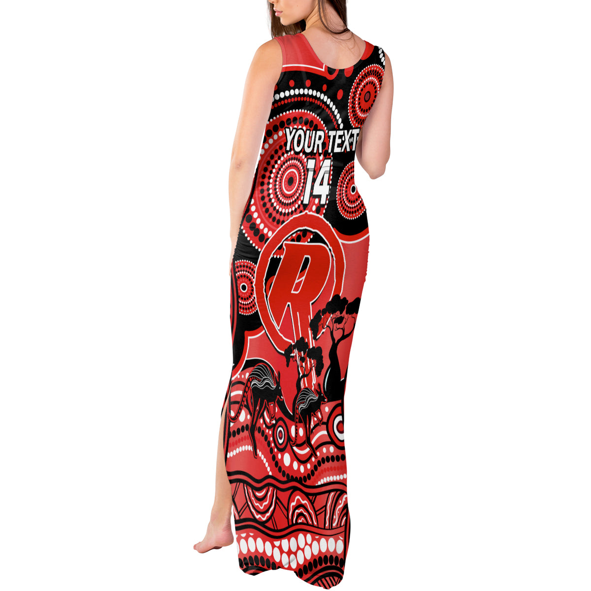 custom-melbourne-renegades-cricket-tank-maxi-dress-happy-australia-day-aboriginal-art