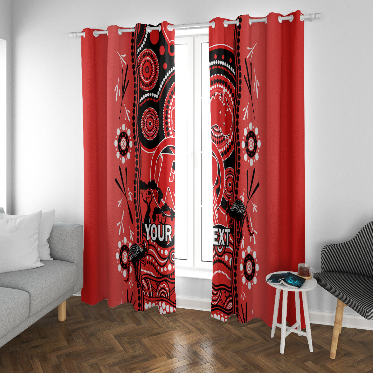 custom-melbourne-renegades-cricket-window-curtain-happy-australia-day-aboriginal-art