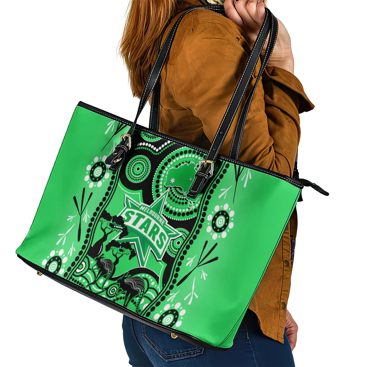 melbourne-stars-cricket-leather-tote-bag-happy-australia-day-aboriginal-art