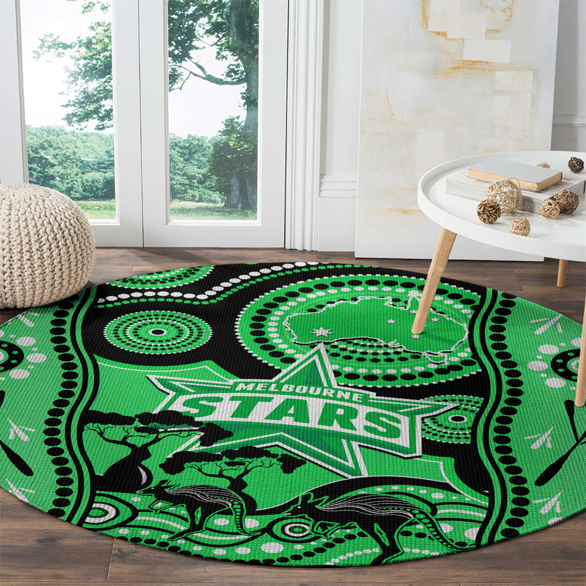 melbourne-stars-cricket-round-carpet-happy-australia-day-aboriginal-art