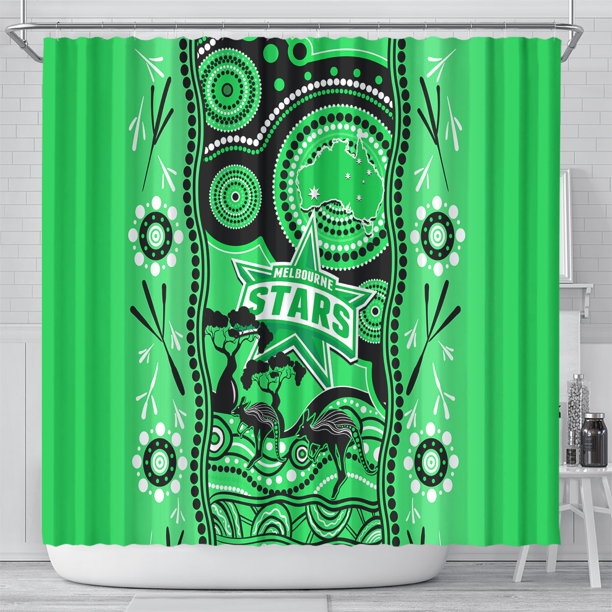 melbourne-stars-cricket-shower-curtain-happy-australia-day-aboriginal-art