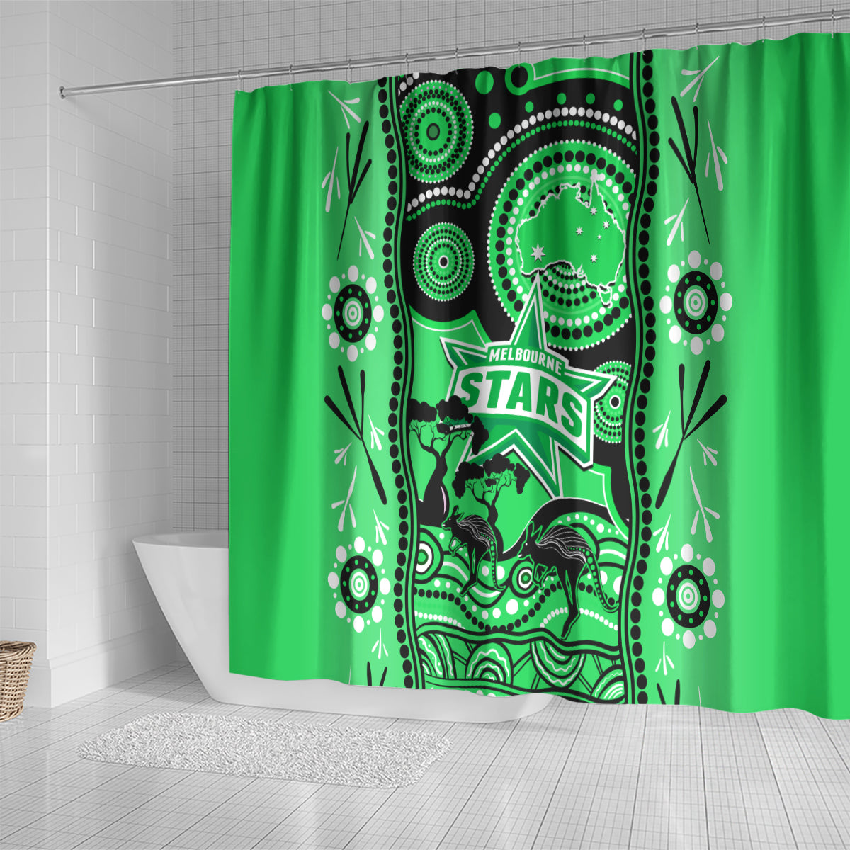 melbourne-stars-cricket-shower-curtain-happy-australia-day-aboriginal-art