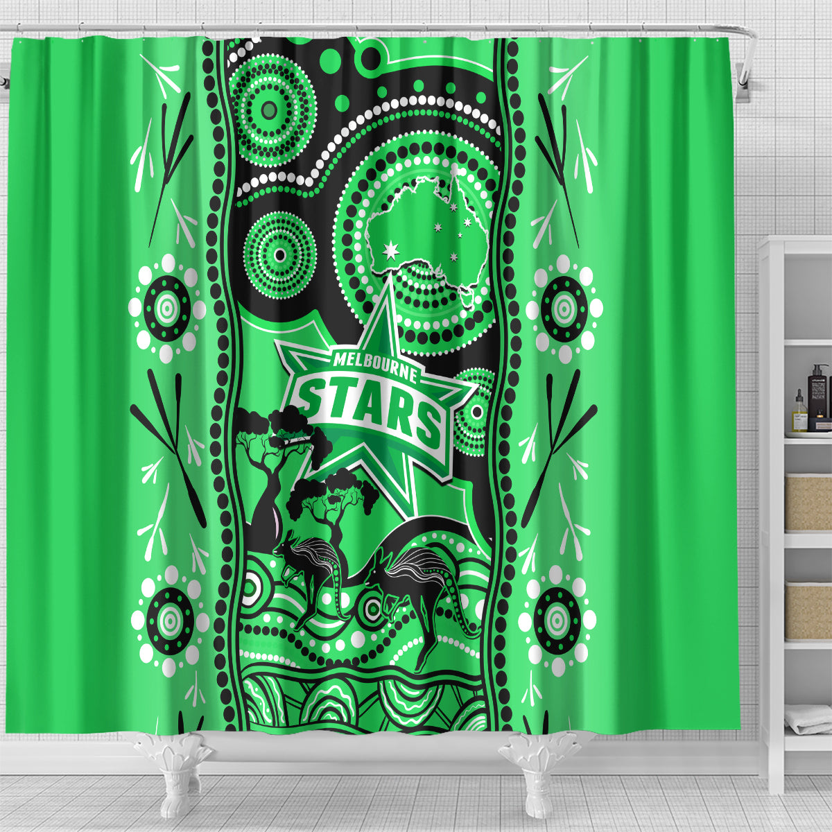 melbourne-stars-cricket-shower-curtain-happy-australia-day-aboriginal-art