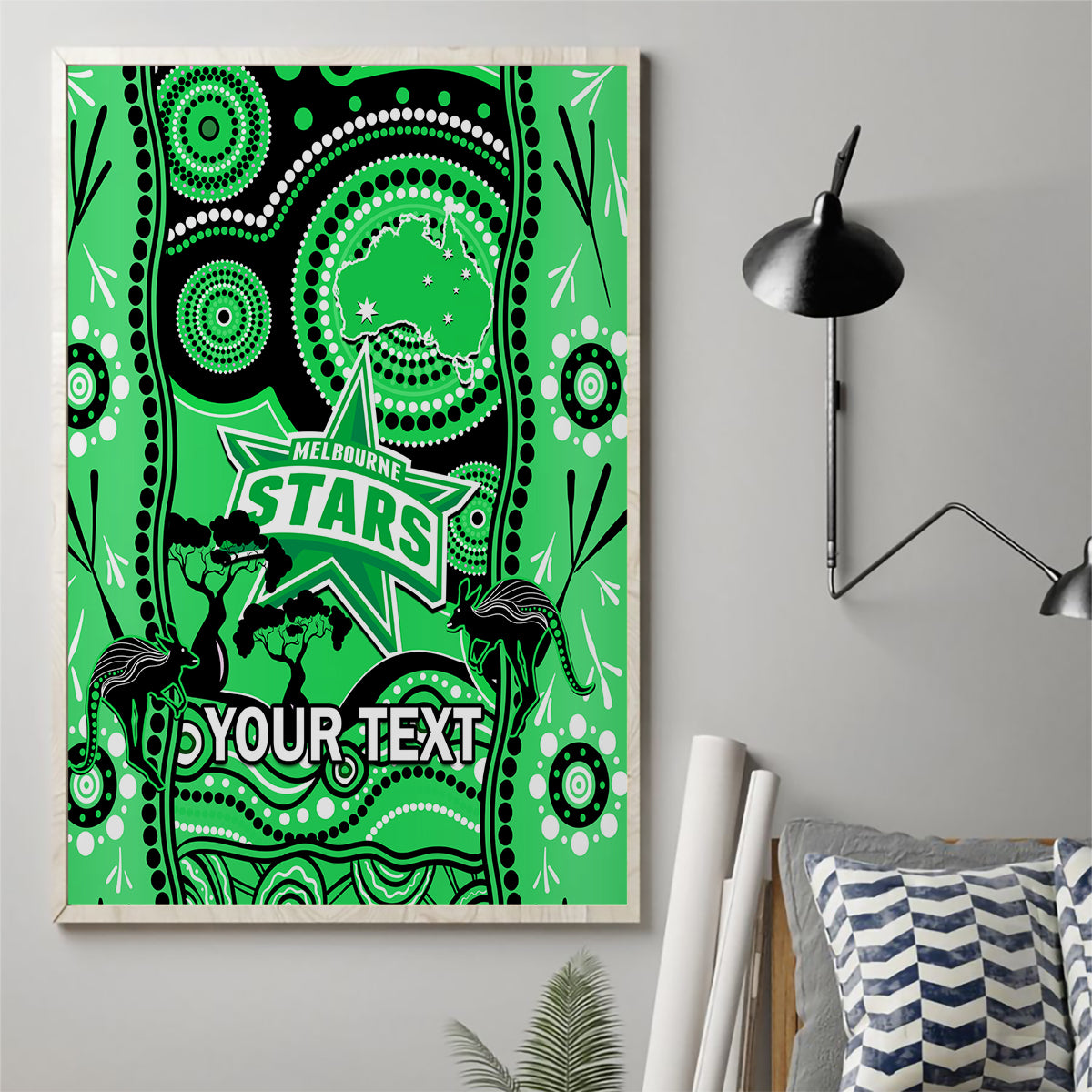 custom-melbourne-stars-cricket-canvas-wall-art-happy-australia-day-aboriginal-art