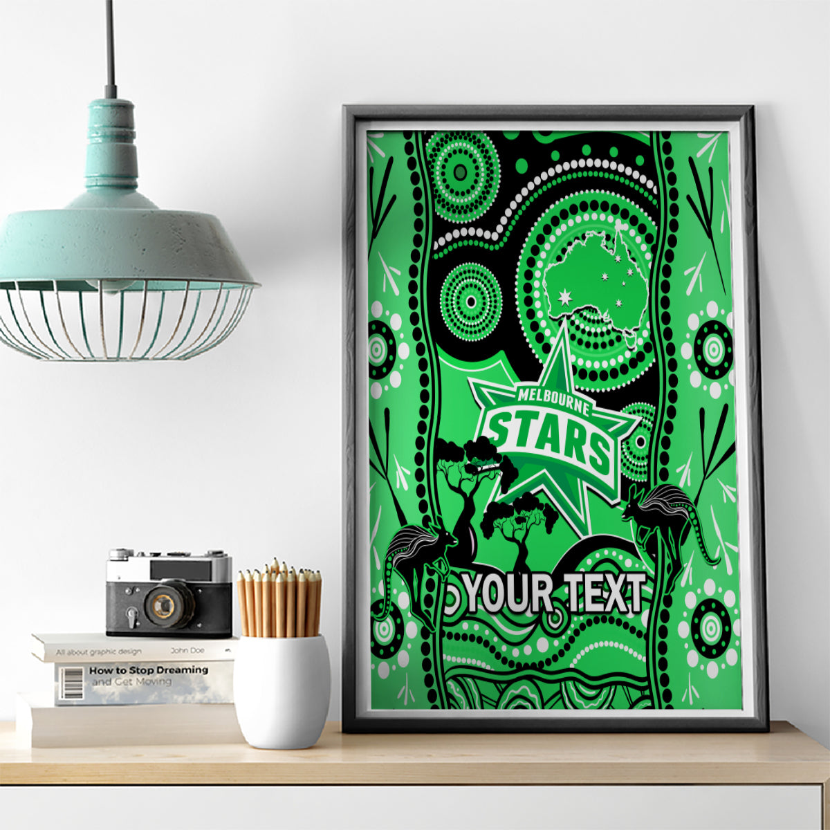 custom-melbourne-stars-cricket-canvas-wall-art-happy-australia-day-aboriginal-art