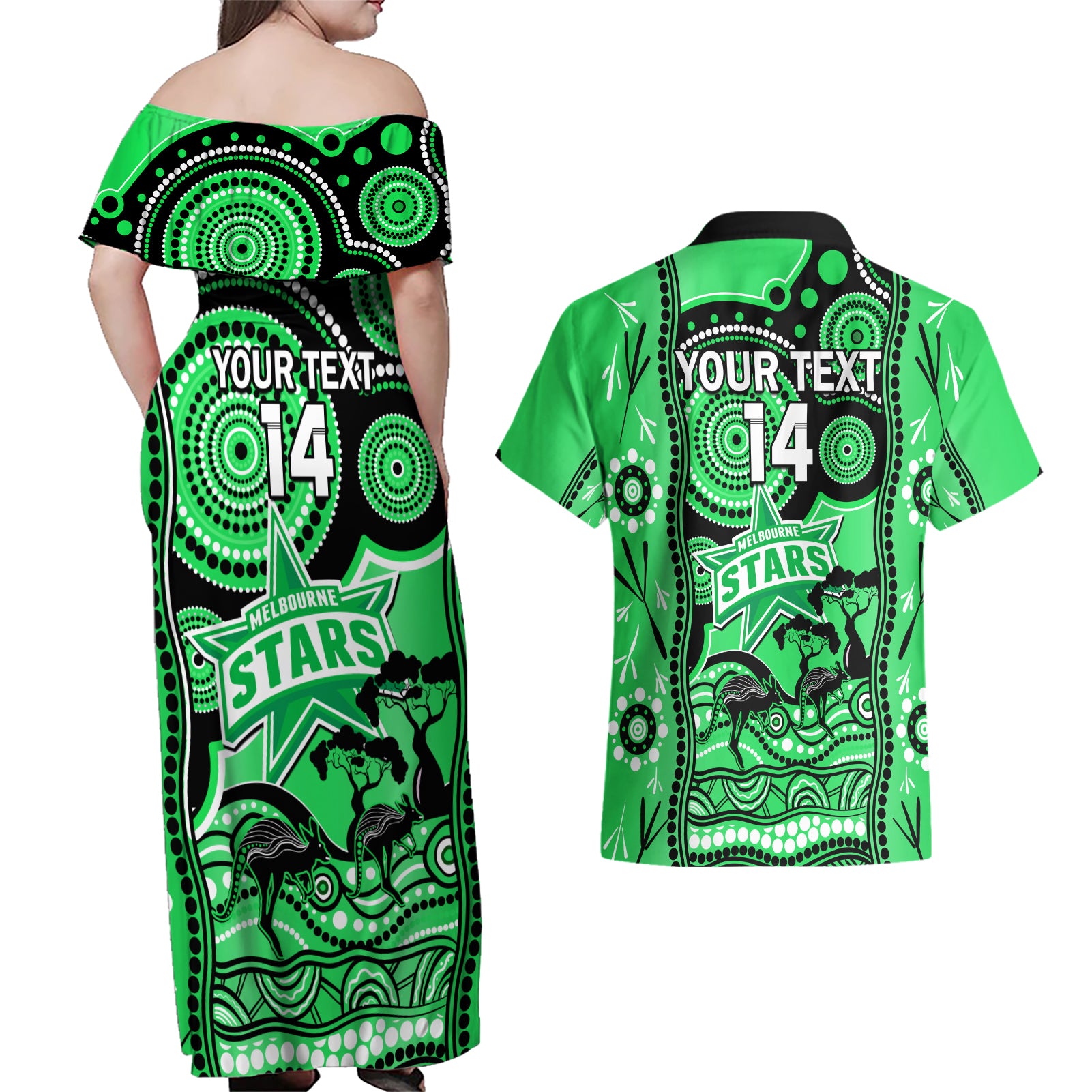 custom-melbourne-stars-cricket-couples-matching-off-shoulder-maxi-dress-and-hawaiian-shirt-happy-australia-day-aboriginal-art