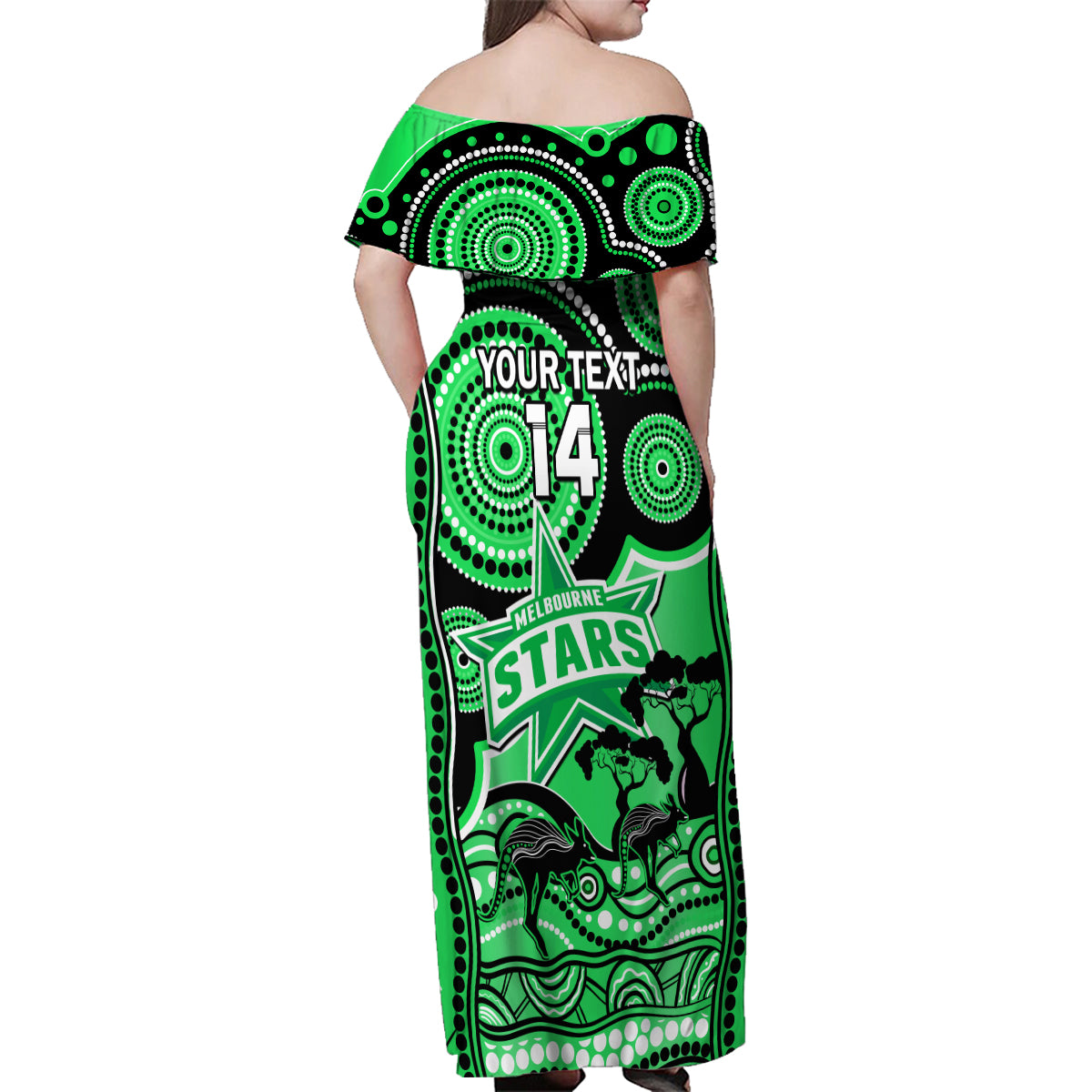 custom-melbourne-stars-cricket-family-matching-off-shoulder-maxi-dress-and-hawaiian-shirt-happy-australia-day-aboriginal-art