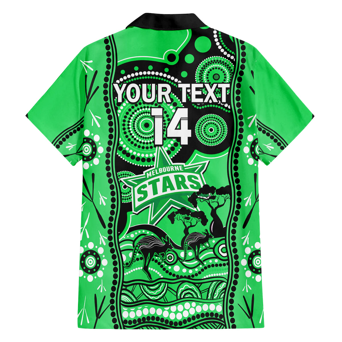 custom-melbourne-stars-cricket-family-matching-puletasi-dress-and-hawaiian-shirt-happy-australia-day-aboriginal-art