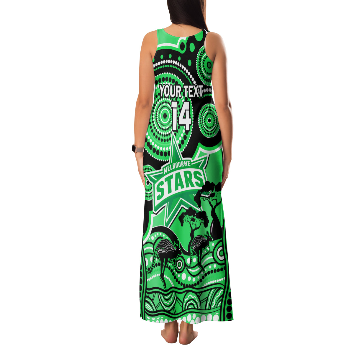 custom-melbourne-stars-cricket-family-matching-tank-maxi-dress-and-hawaiian-shirt-happy-australia-day-aboriginal-art