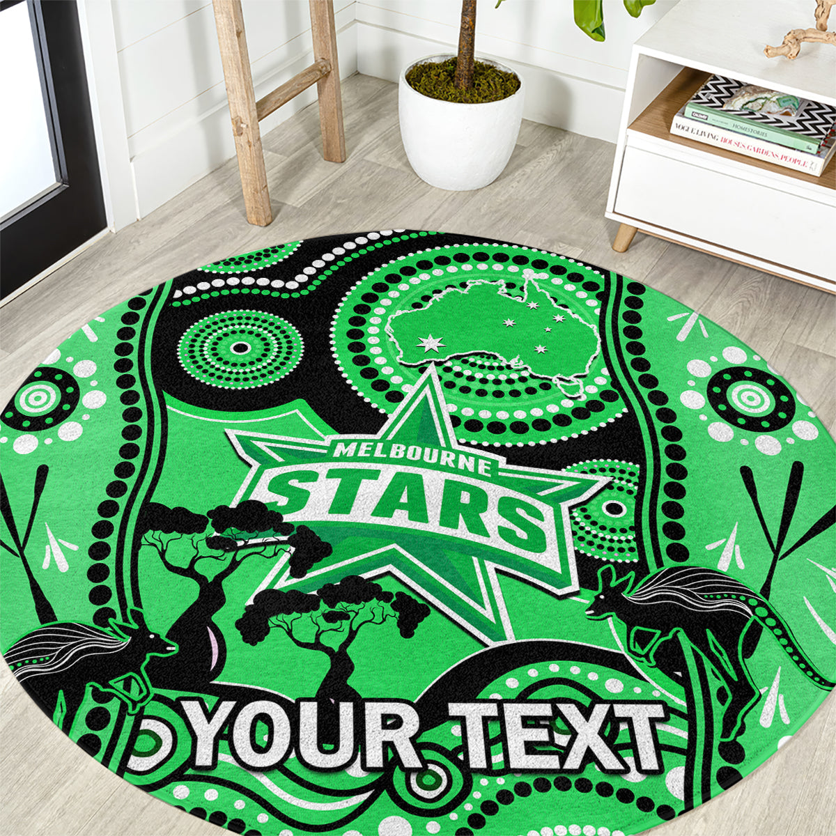 custom-melbourne-stars-cricket-round-carpet-happy-australia-day-aboriginal-art