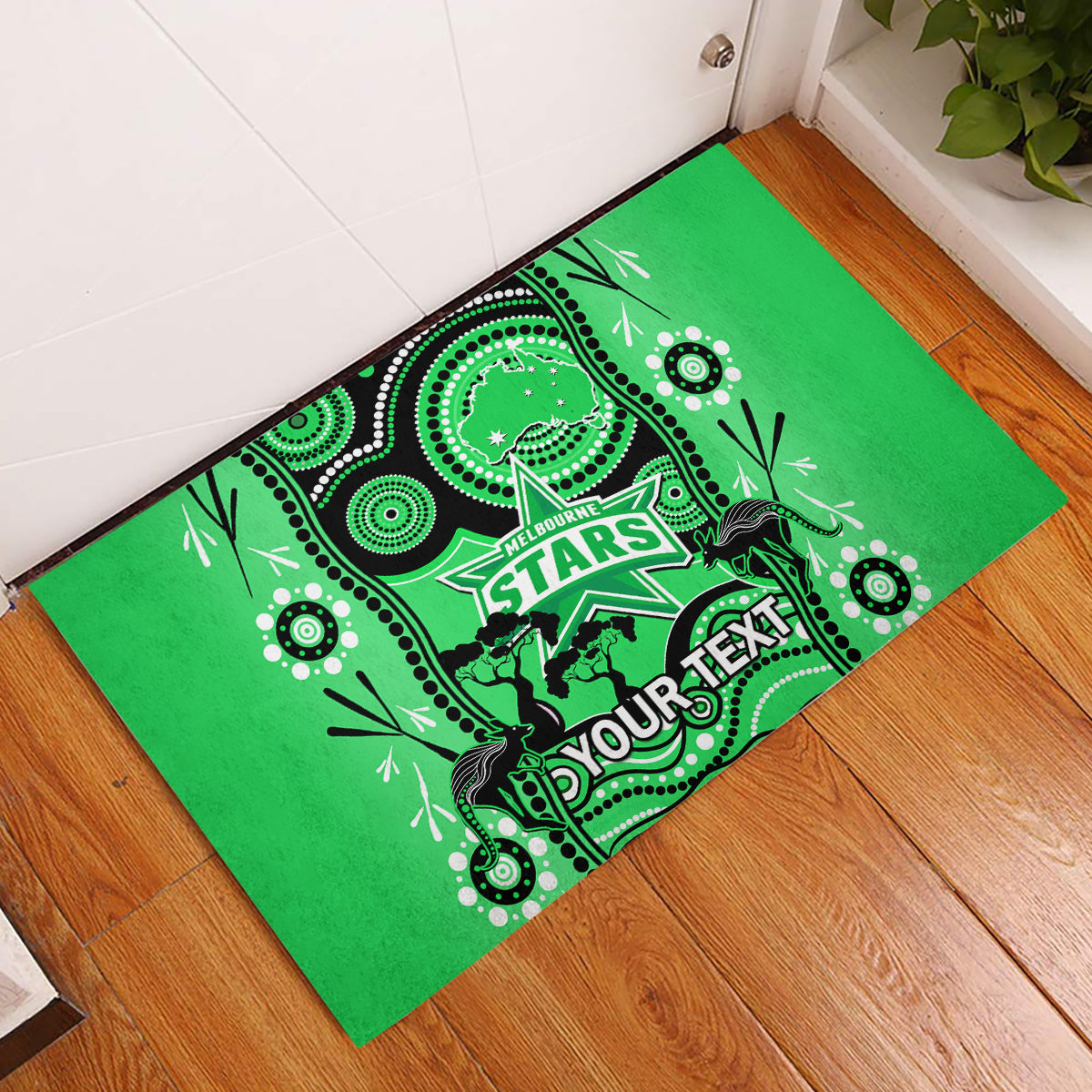 custom-melbourne-stars-cricket-rubber-doormat-happy-australia-day-aboriginal-art