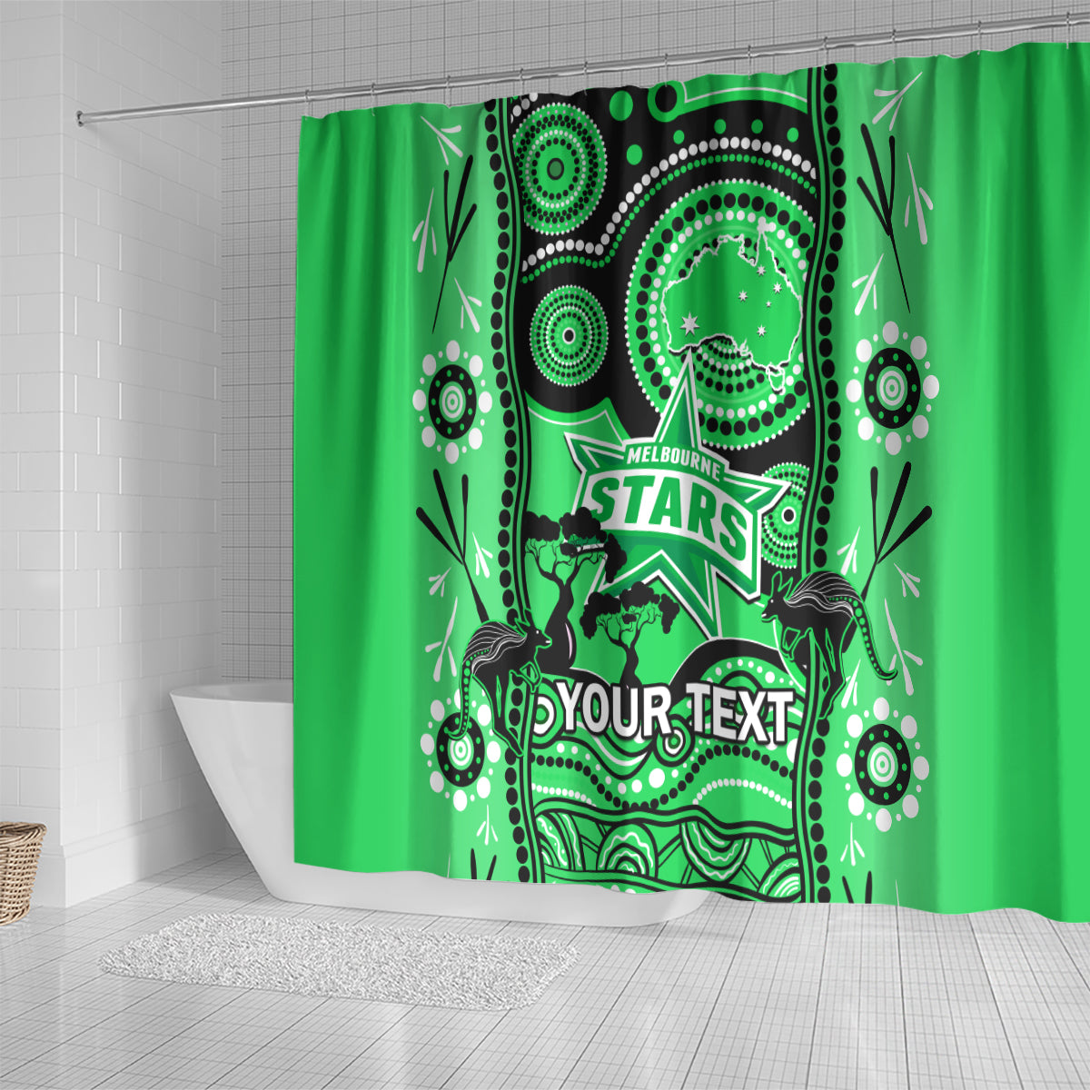 custom-melbourne-stars-cricket-shower-curtain-happy-australia-day-aboriginal-art