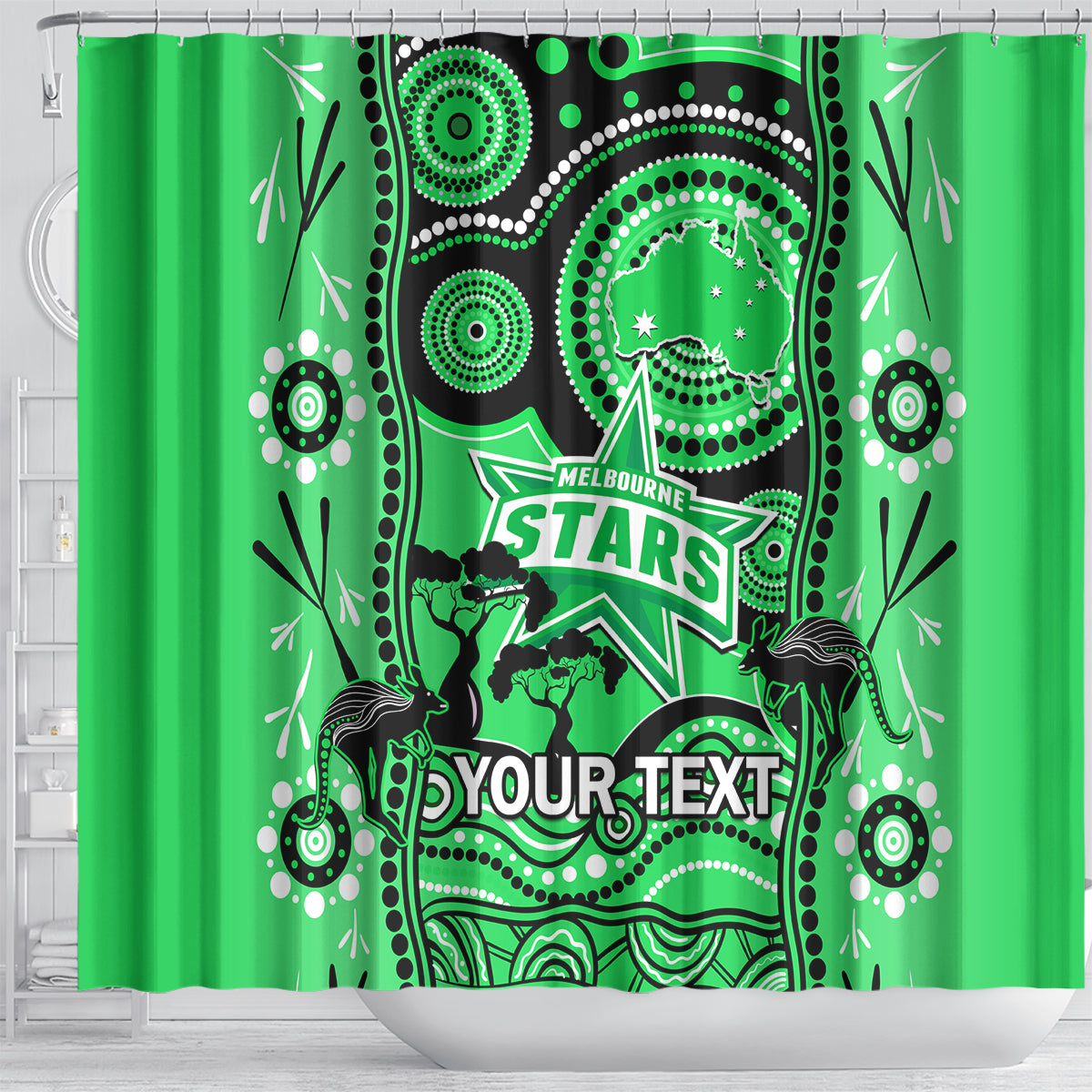 custom-melbourne-stars-cricket-shower-curtain-happy-australia-day-aboriginal-art