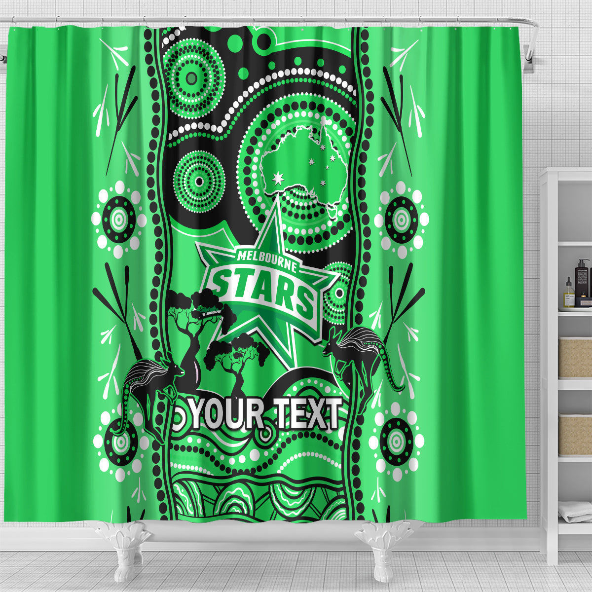 custom-melbourne-stars-cricket-shower-curtain-happy-australia-day-aboriginal-art