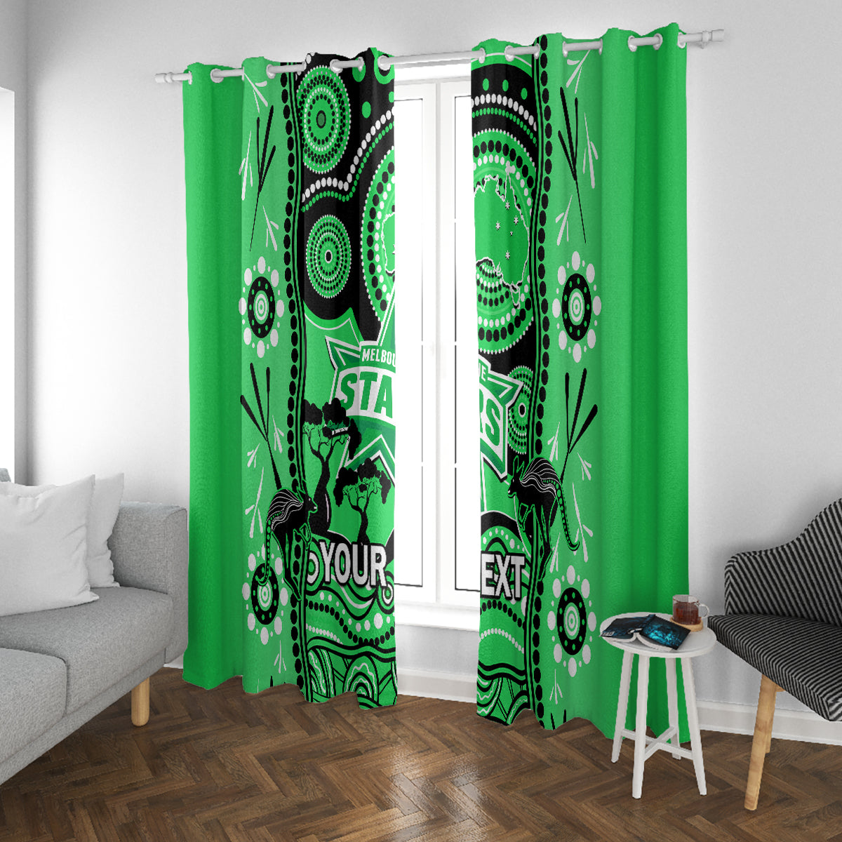 custom-melbourne-stars-cricket-window-curtain-happy-australia-day-aboriginal-art