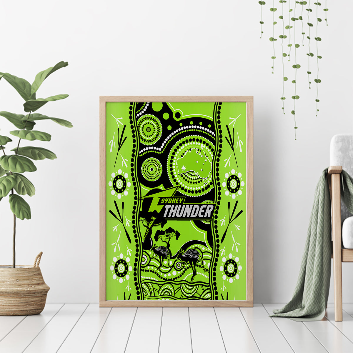 sydney-thunder-cricket-canvas-wall-art-happy-australia-day-aboriginal-art