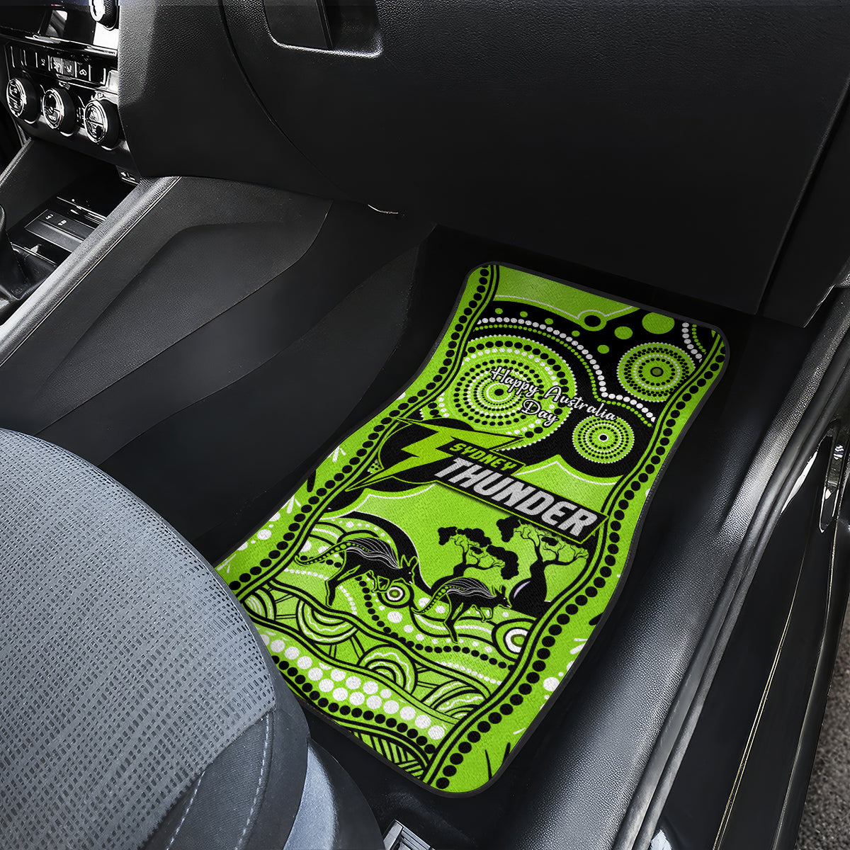 sydney-thunder-cricket-car-mats-happy-australia-day-aboriginal-art