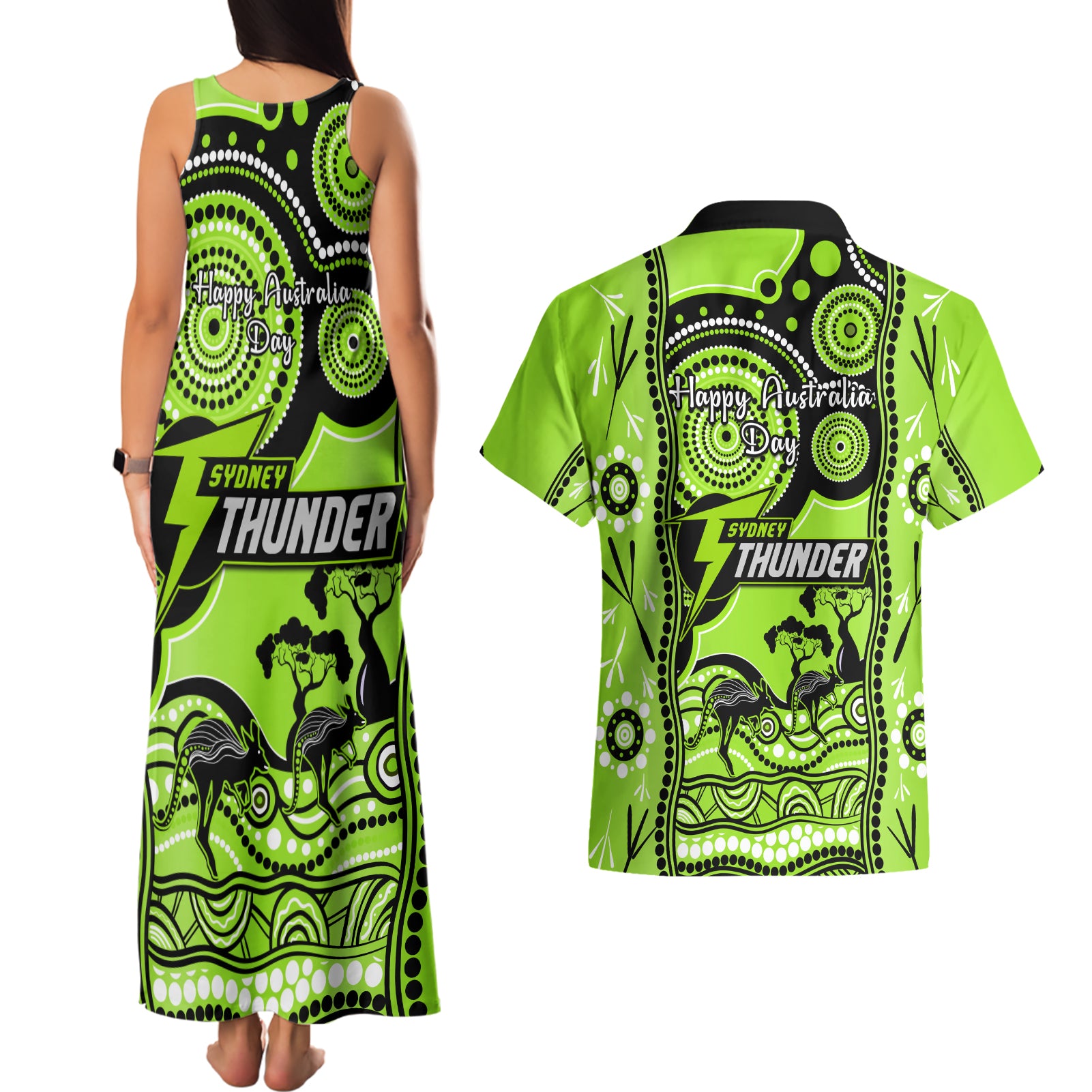 sydney-thunder-cricket-couples-matching-tank-maxi-dress-and-hawaiian-shirt-happy-australia-day-aboriginal-art