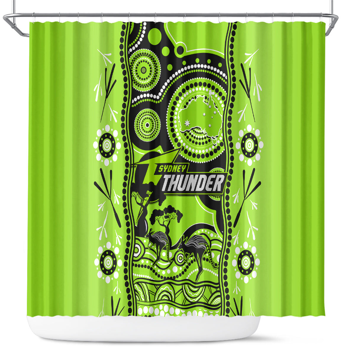 sydney-thunder-cricket-shower-curtain-happy-australia-day-aboriginal-art