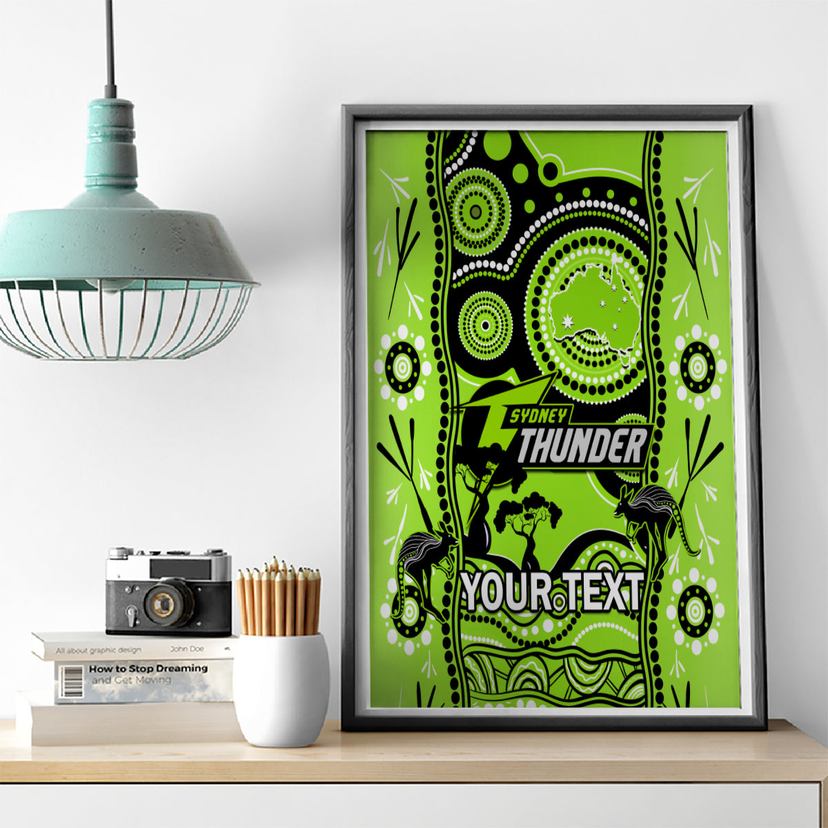 custom-sydney-thunder-cricket-canvas-wall-art-happy-australia-day-aboriginal-art