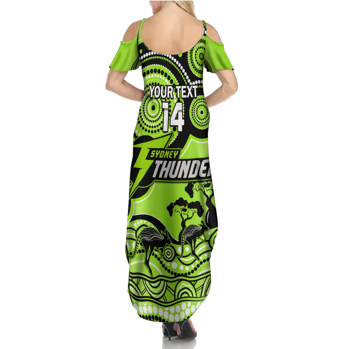 custom-sydney-thunder-cricket-family-matching-summer-maxi-dress-and-hawaiian-shirt-happy-australia-day-aboriginal-art