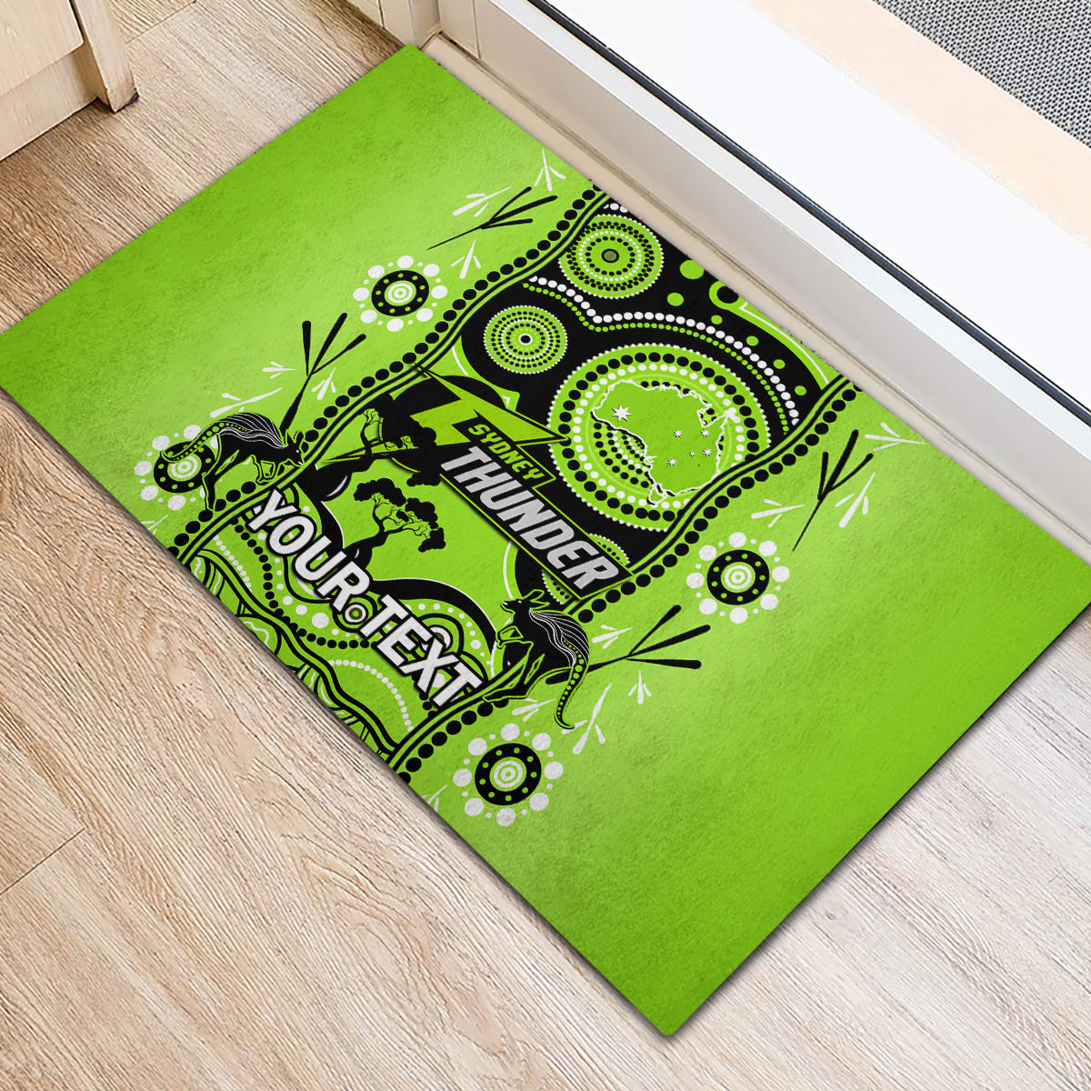 custom-sydney-thunder-cricket-rubber-doormat-happy-australia-day-aboriginal-art