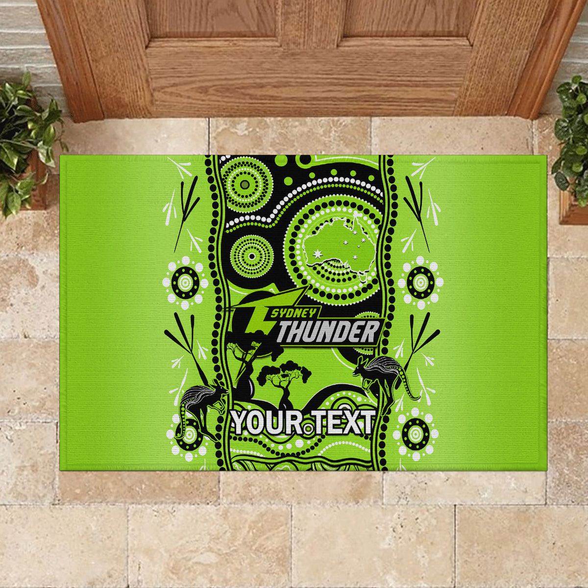 custom-sydney-thunder-cricket-rubber-doormat-happy-australia-day-aboriginal-art