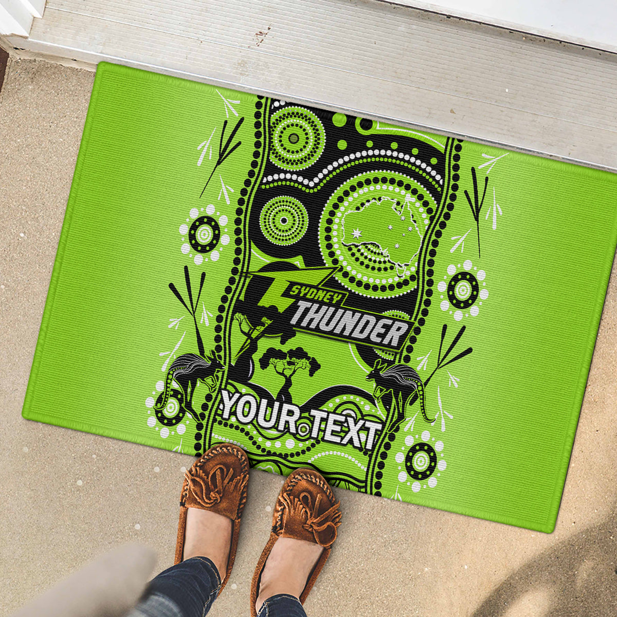 custom-sydney-thunder-cricket-rubber-doormat-happy-australia-day-aboriginal-art