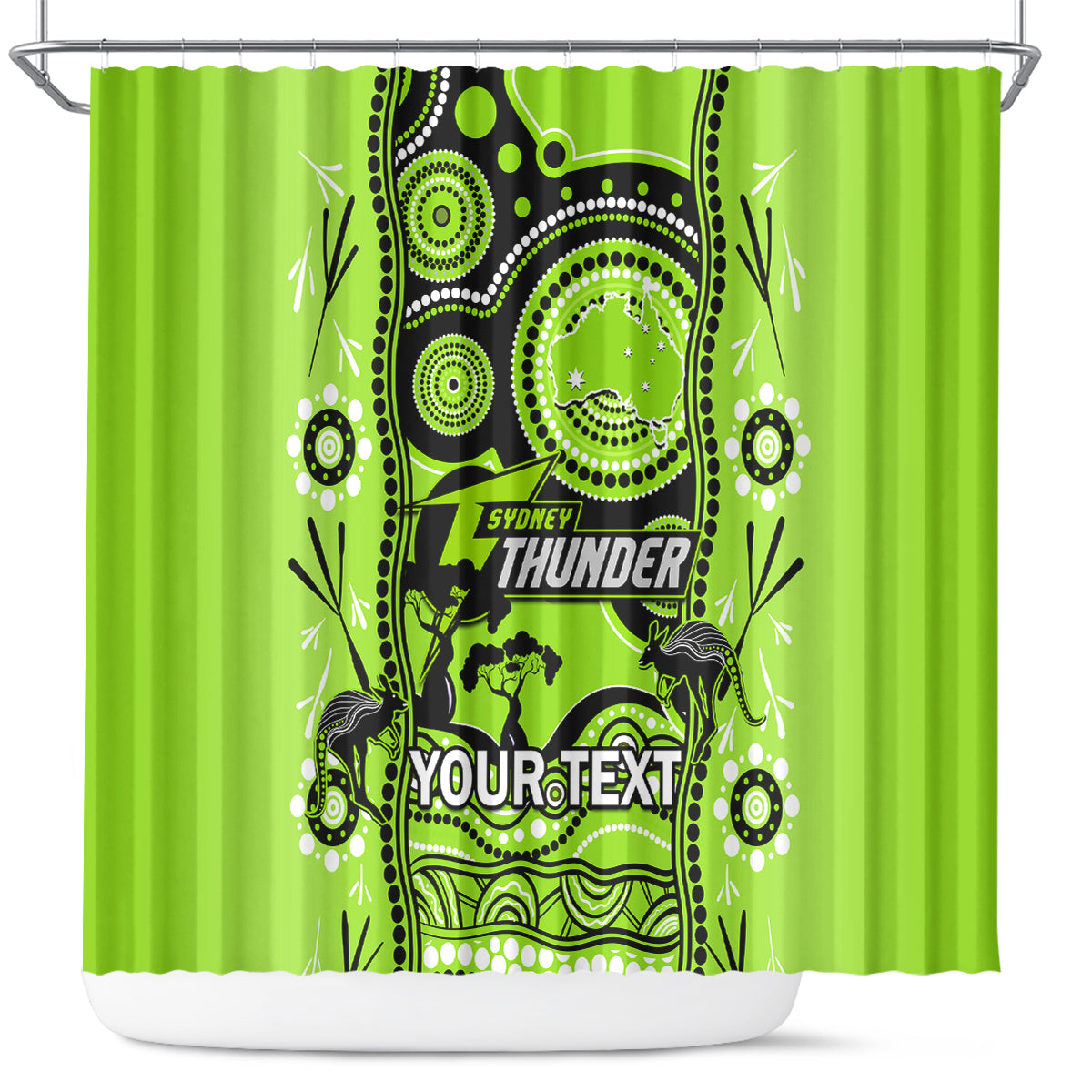 custom-sydney-thunder-cricket-shower-curtain-happy-australia-day-aboriginal-art