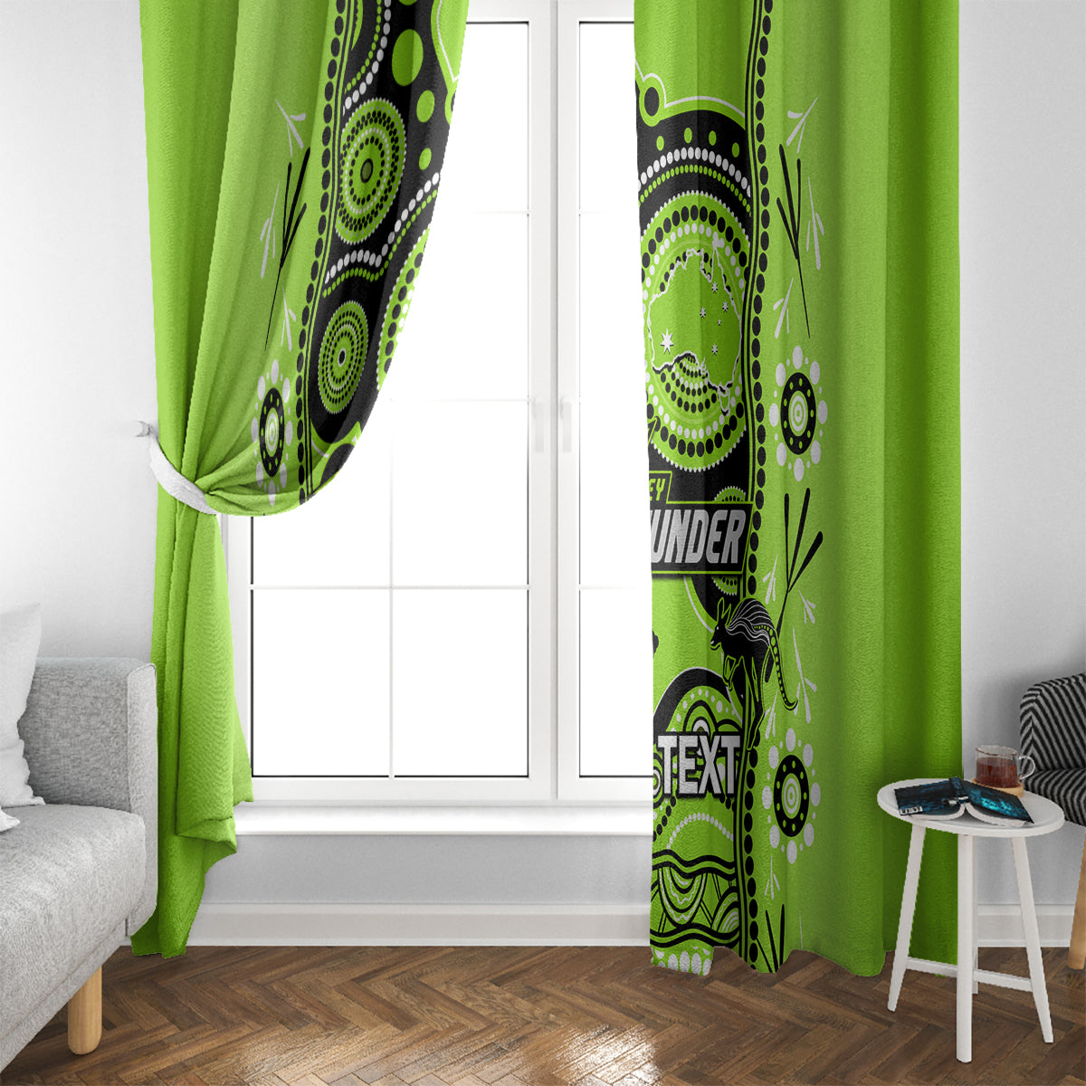 custom-sydney-thunder-cricket-window-curtain-happy-australia-day-aboriginal-art