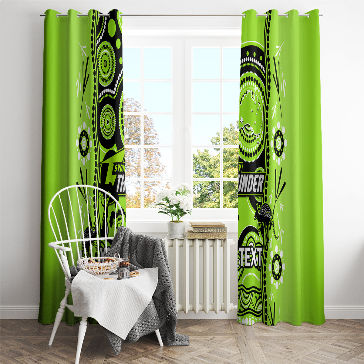 custom-sydney-thunder-cricket-window-curtain-happy-australia-day-aboriginal-art