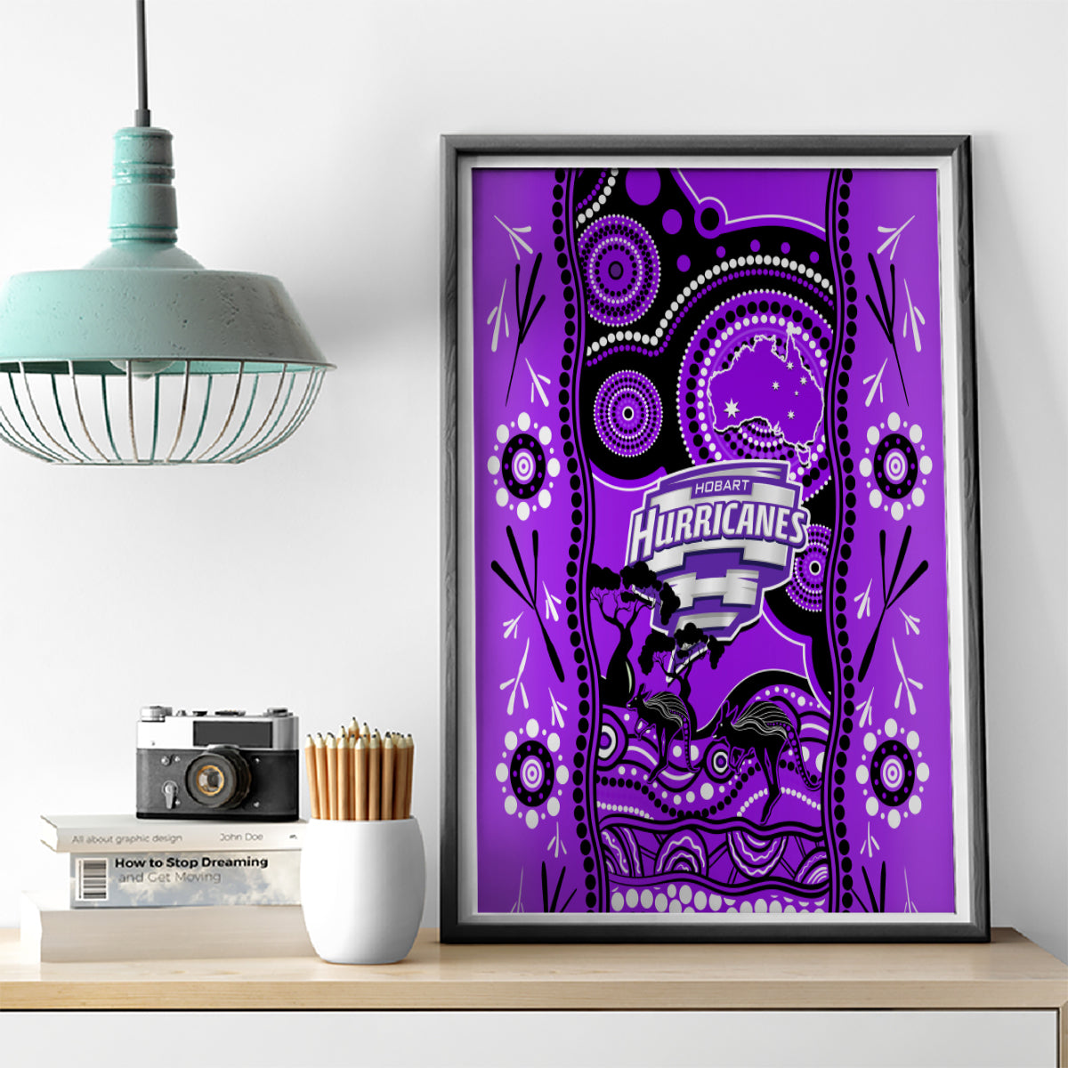 hobart-hurricanes-cricket-canvas-wall-art-happy-australia-day-aboriginal-art