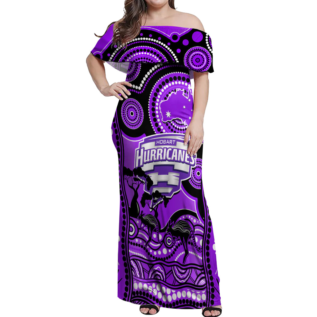 hobart-hurricanes-cricket-off-shoulder-maxi-dress-happy-australia-day-aboriginal-art