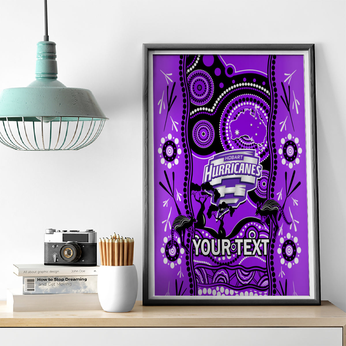 custom-hobart-hurricanes-cricket-canvas-wall-art-happy-australia-day-aboriginal-art