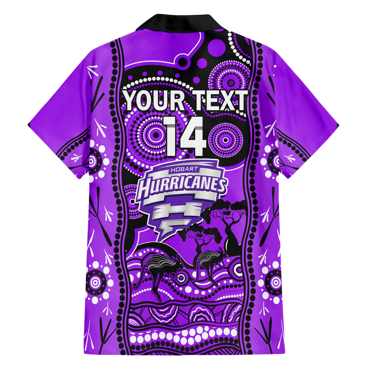 custom-hobart-hurricanes-cricket-family-matching-long-sleeve-bodycon-dress-and-hawaiian-shirt-happy-australia-day-aboriginal-art